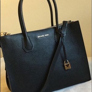 Mercer Large Leather Tote - MICHEAL KORS